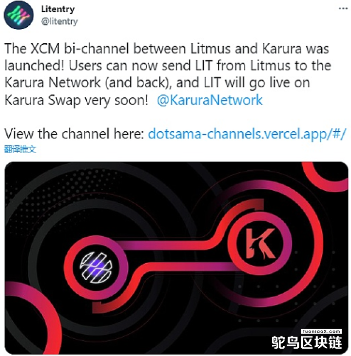 Litentry：Litmus和Karura之间的XCM双通道启动